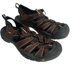 Keen Newport H2 Trail And Water Shoes SZ 13 Men’s Dark Brown Sandals